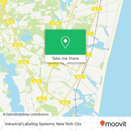 Industrial Labeling Systems map