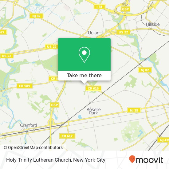 Mapa de Holy Trinity Lutheran Church