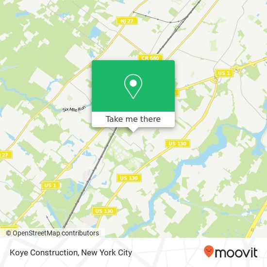 Mapa de Koye Construction