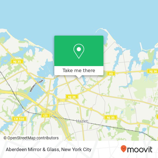 Aberdeen Mirror & Glass map