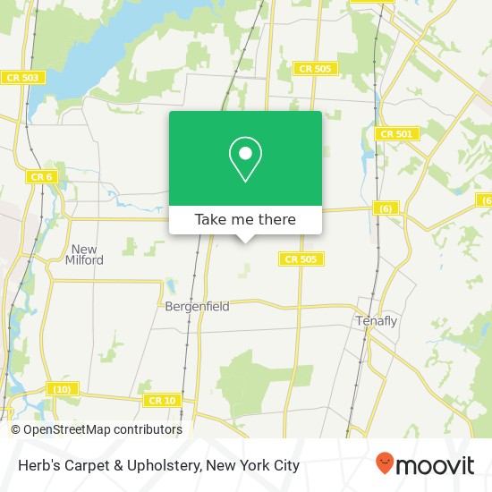 Herb's Carpet & Upholstery map