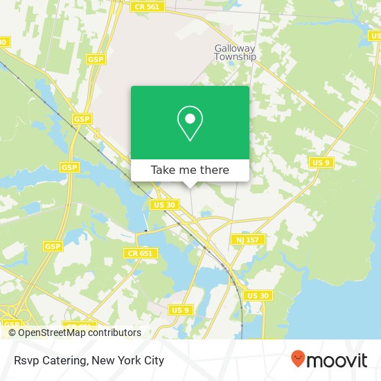 Rsvp Catering map