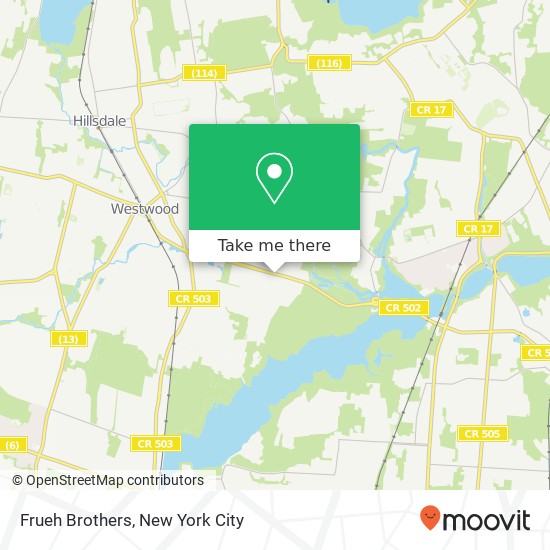 Frueh Brothers map