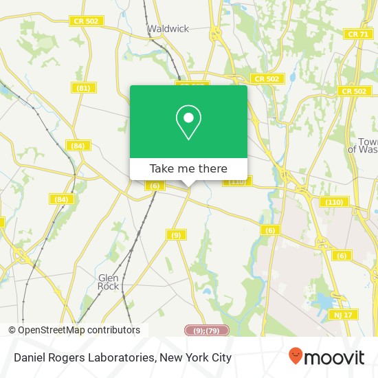 Daniel Rogers Laboratories map