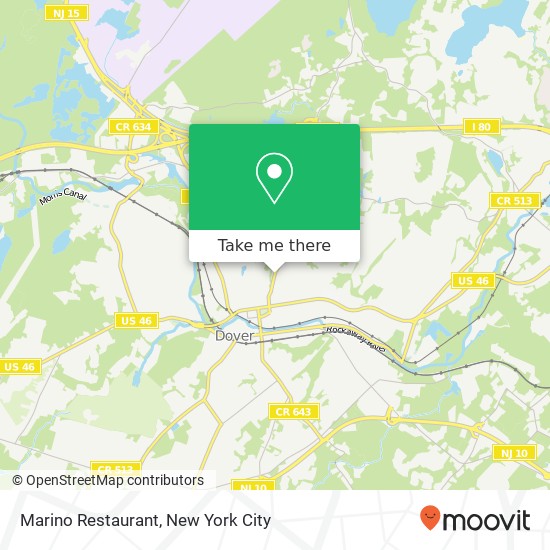 Mapa de Marino Restaurant