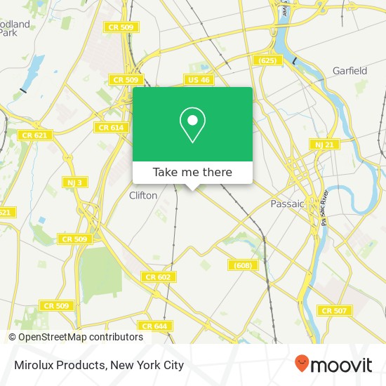 Mirolux Products map