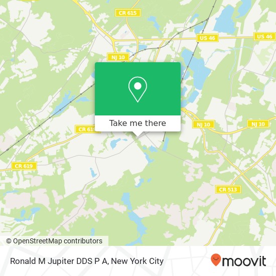 Ronald M Jupiter DDS P A map