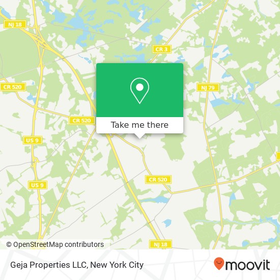 Geja Properties LLC map