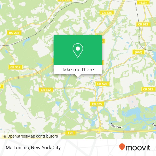 Marton Inc map