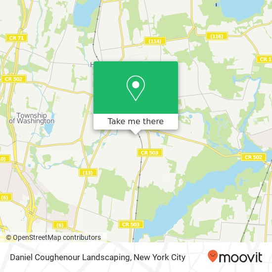 Daniel Coughenour Landscaping map