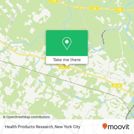 Health Products Research map