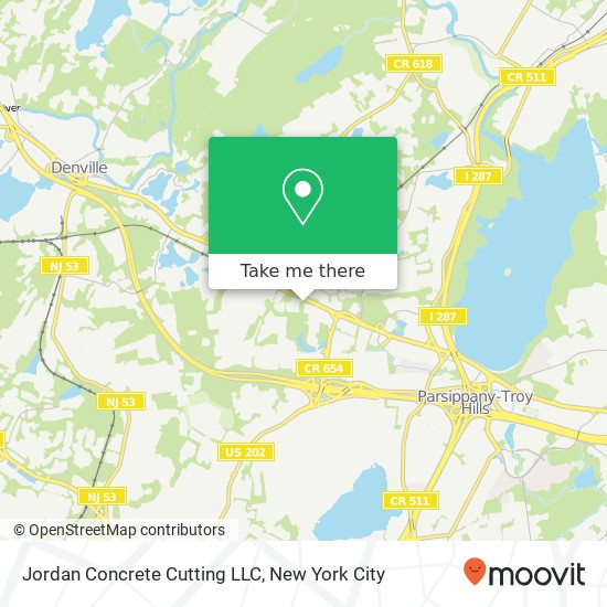 Mapa de Jordan Concrete Cutting LLC