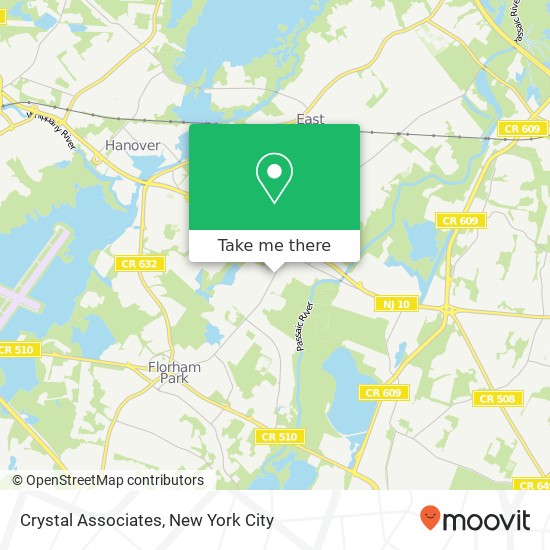 Crystal Associates map