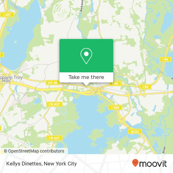 Kellys Dinettes map