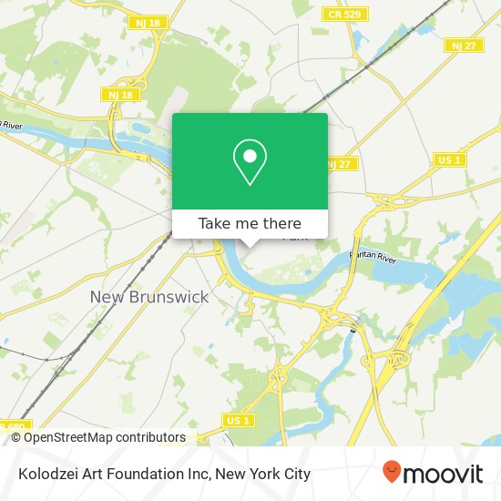 Kolodzei Art Foundation Inc map