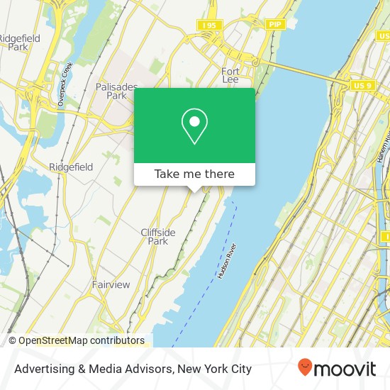 Advertising & Media Advisors map