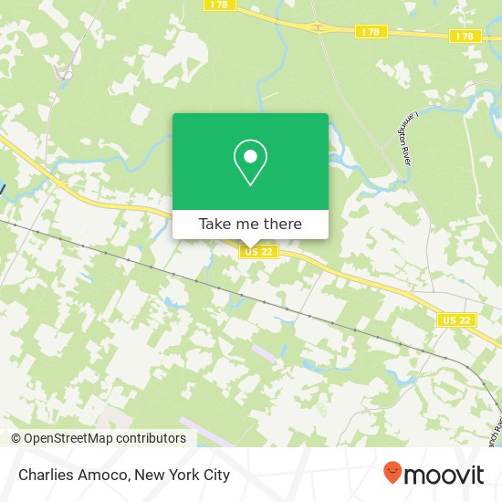 Charlies Amoco map