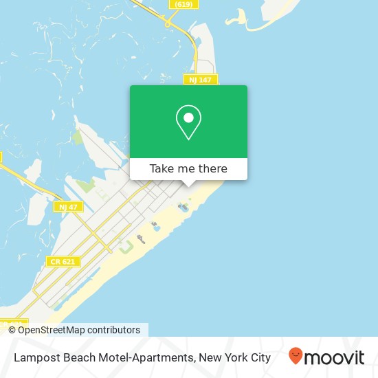 Mapa de Lampost Beach Motel-Apartments