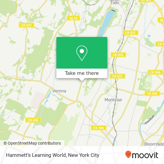 Hammett's Learning World map