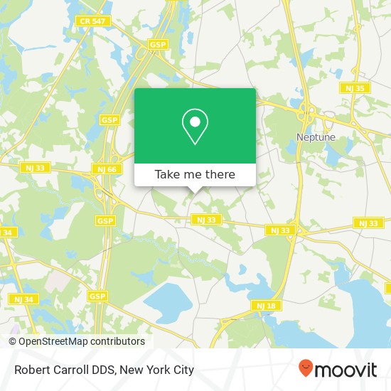 Mapa de Robert Carroll DDS