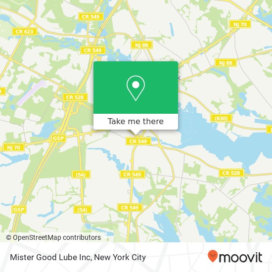 Mister Good Lube Inc map