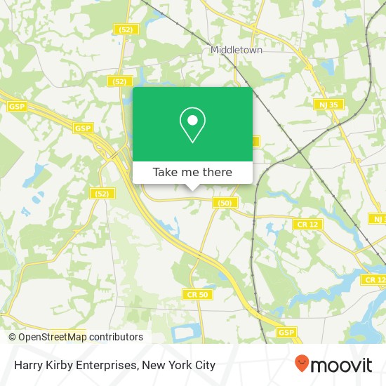 Mapa de Harry Kirby Enterprises
