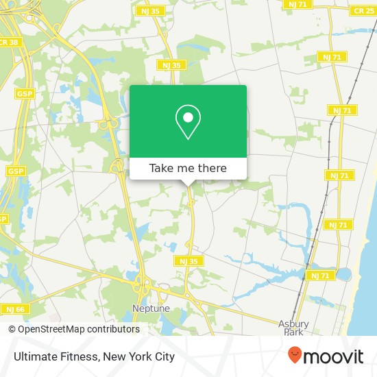 Ultimate Fitness map