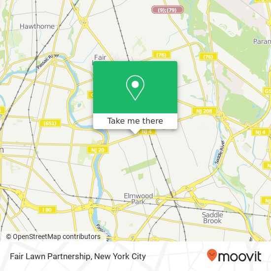 Mapa de Fair Lawn Partnership