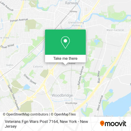 Veterans Fgn Wars Post 7164 map