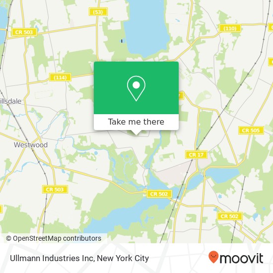 Ullmann Industries Inc map