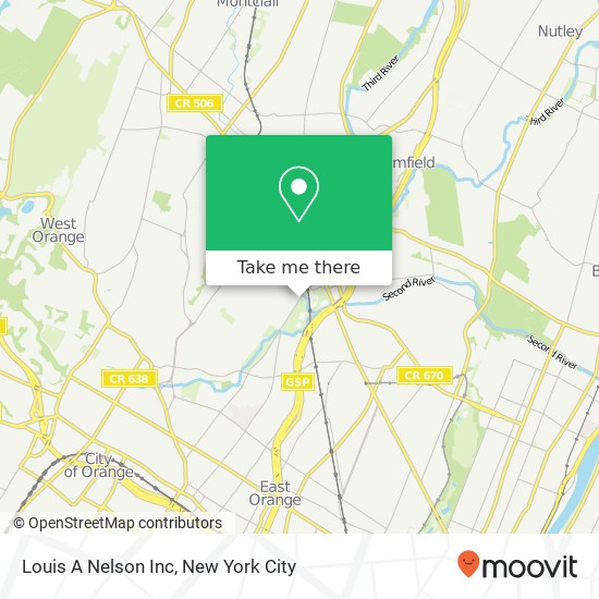 Louis A Nelson Inc map