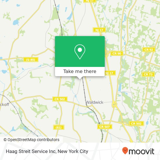 Haag Streit Service Inc map