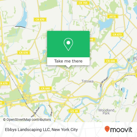 Ebbys Landscaping LLC map