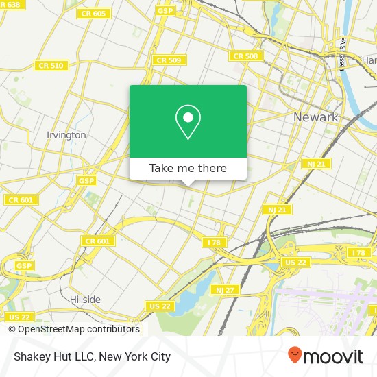 Shakey Hut LLC map