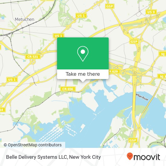 Belle Delivery Systems LLC map