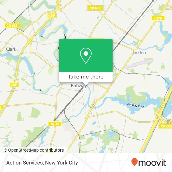 Action Services map