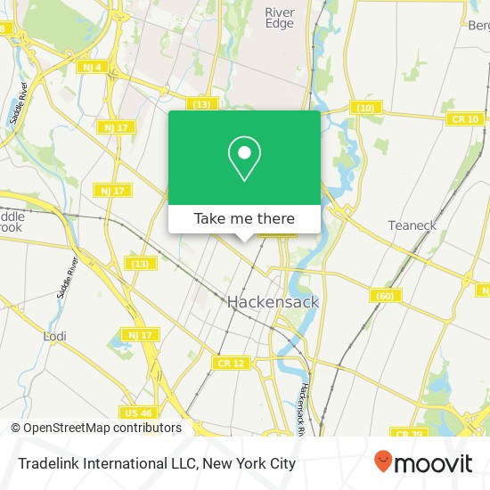 Mapa de Tradelink International LLC