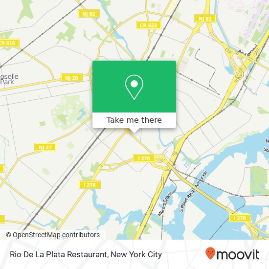 Mapa de Rio De La Plata Restaurant