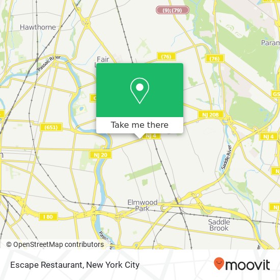 Escape Restaurant map