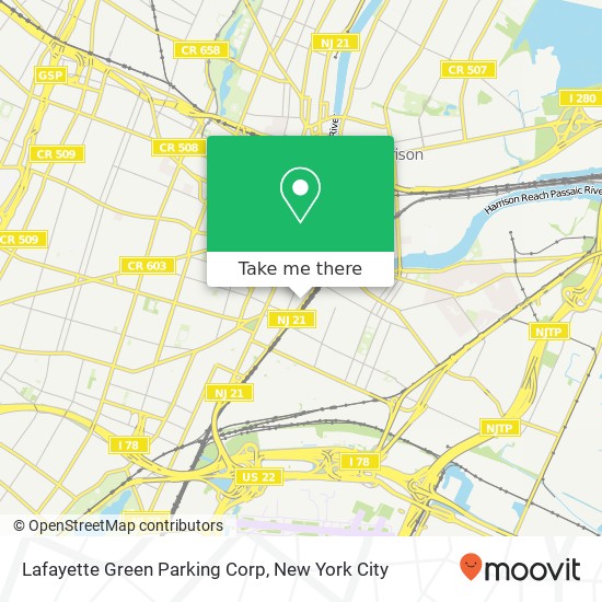 Mapa de Lafayette Green Parking Corp