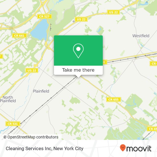 Cleaning Services Inc map
