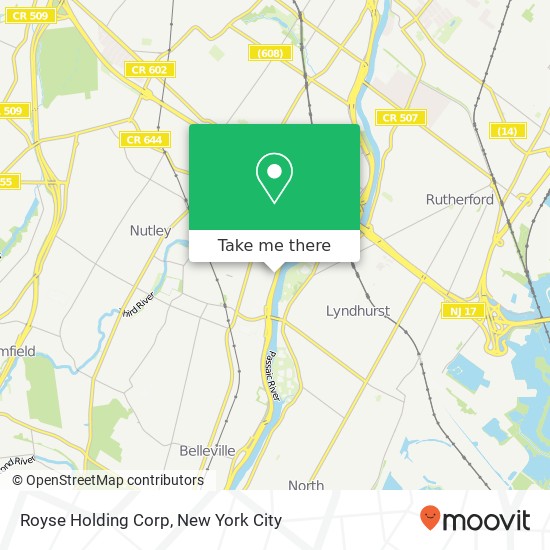 Royse Holding Corp map