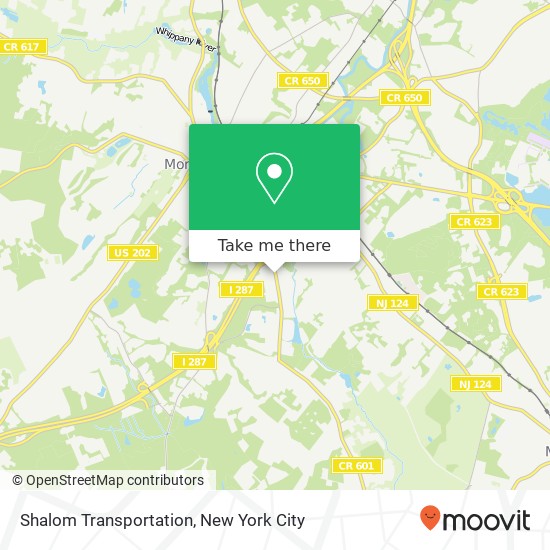 Shalom Transportation map