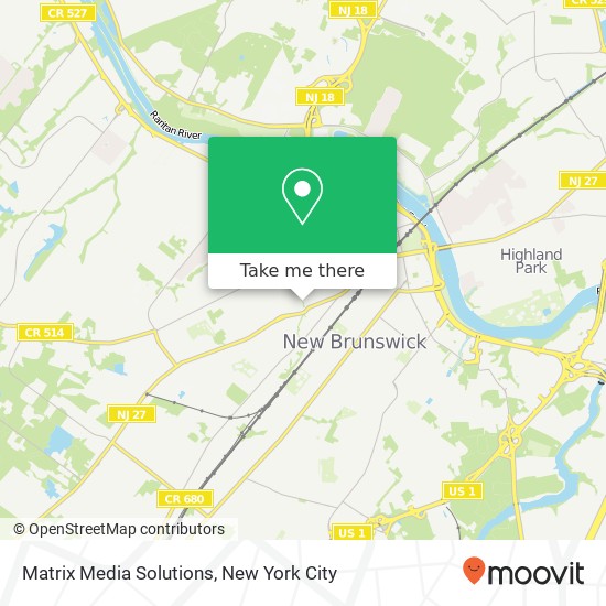 Matrix Media Solutions map