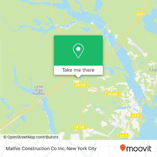 Mathis Construction Co Inc map