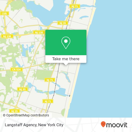 Mapa de Langstaff Agency