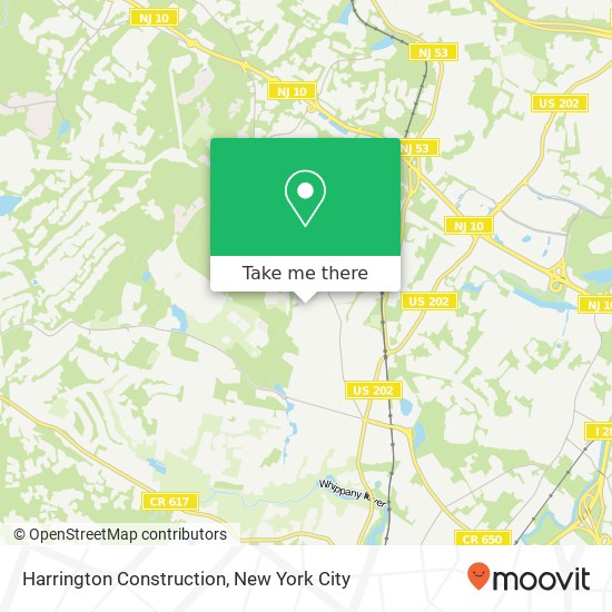 Mapa de Harrington Construction