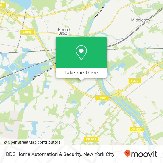 DDS Home Automation & Security map