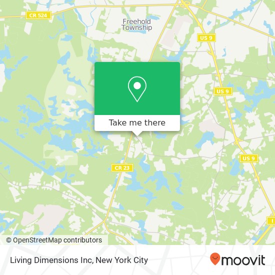 Mapa de Living Dimensions Inc