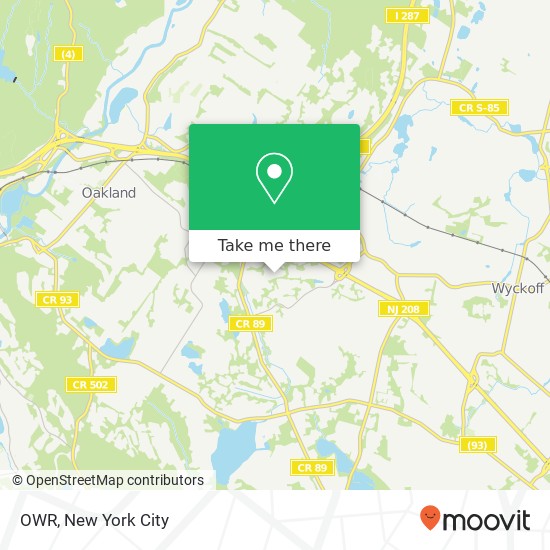 OWR map